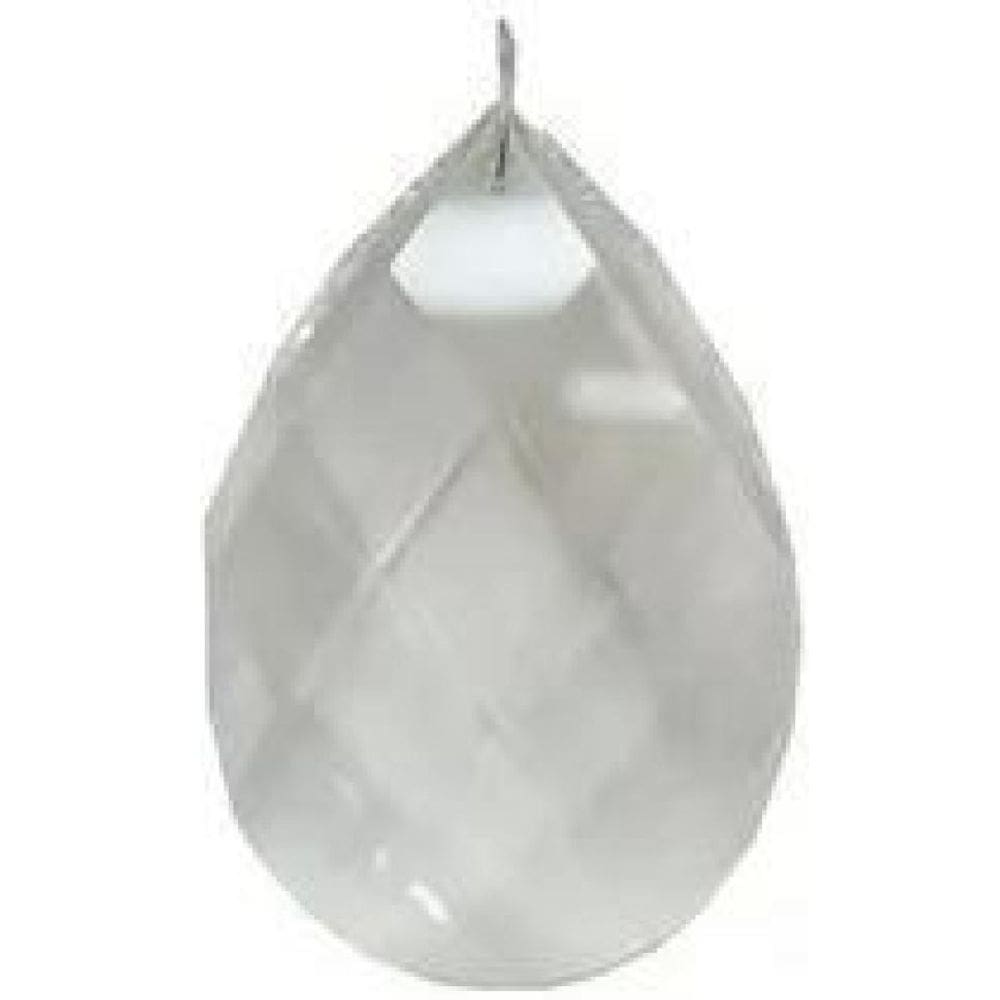 Kit 3 Cristal Gota 7,5cm Lustres Branco