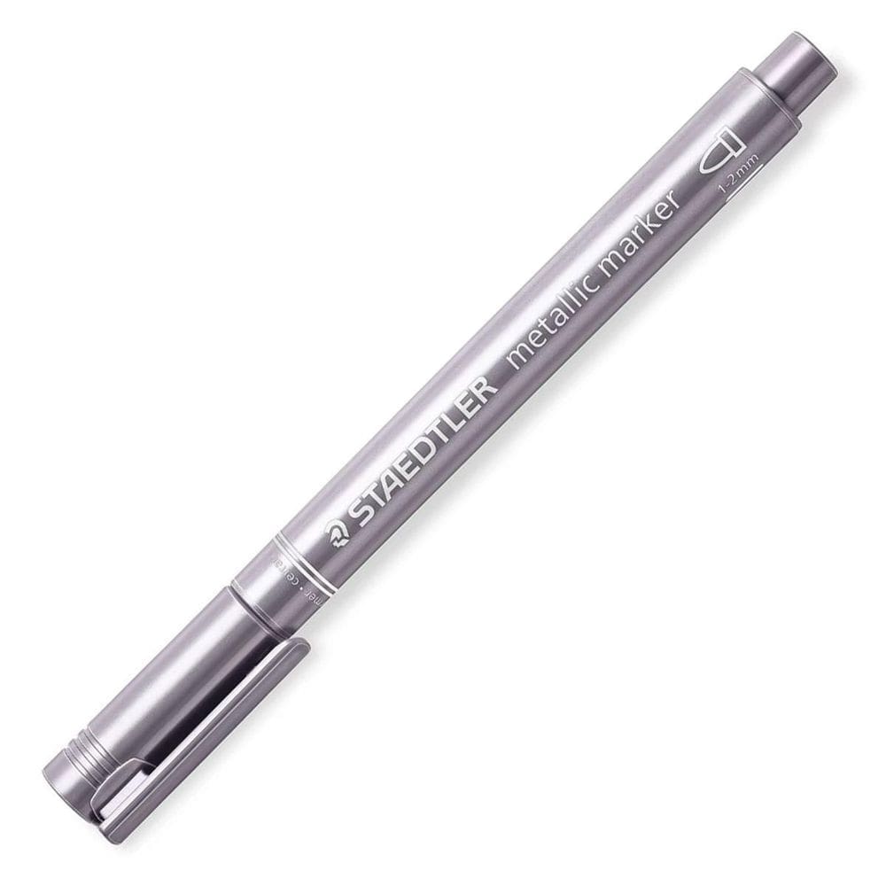 Caneta Marcador Staedtler Metallic Pen Silver