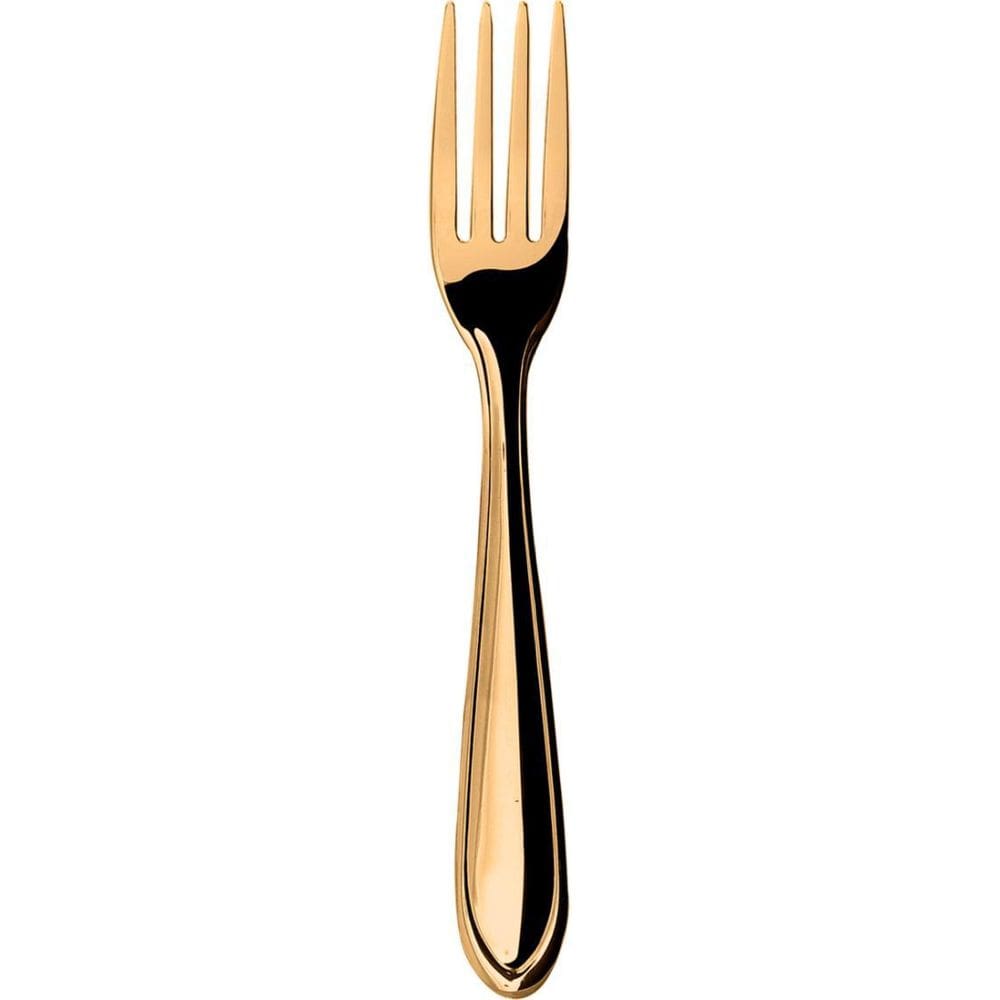 Garfo Mesa Rose Gold Cozinha Almoço Restaurante Casa Inox