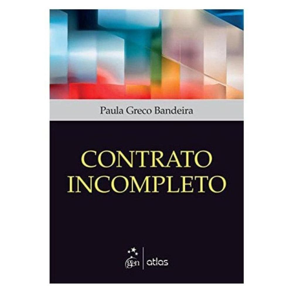 Contrato Incompleto - 1ª Edição 2015