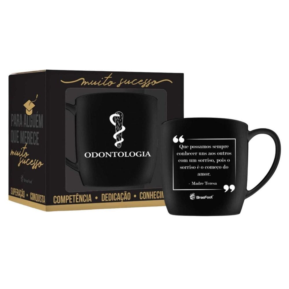 Caneca Porcelana - Curso Odontologia Presente Dentista