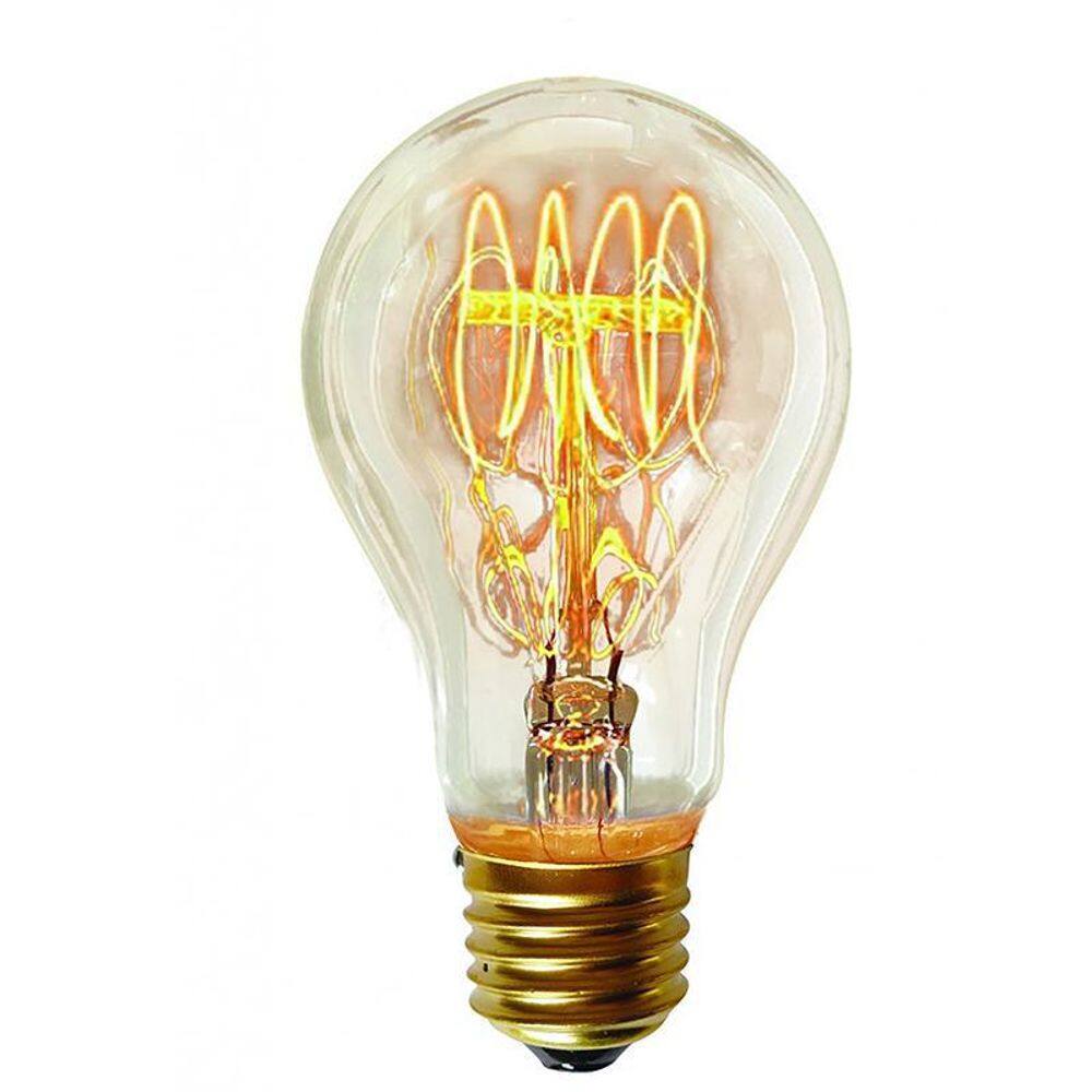 Lampada Filamento De Carbono A19 40W 127V E27