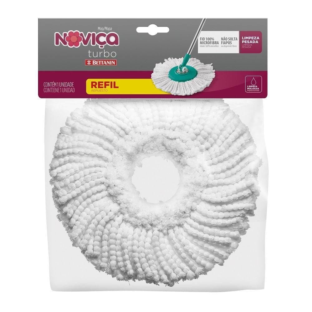 Refil Mop Turbo De Microfibra Noviça Bettanin