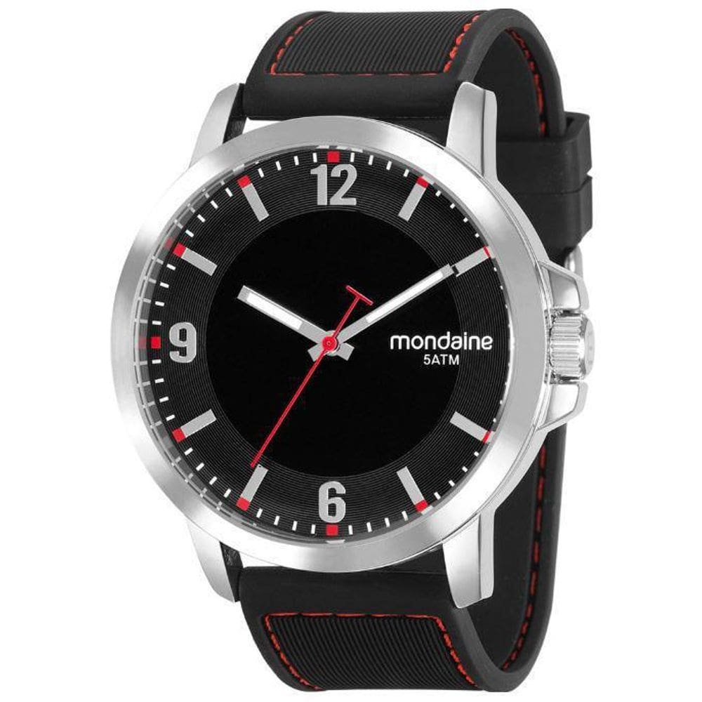 Relógio Masculino Mondaine Sport 99392G0MVNL1 Prata E Preto