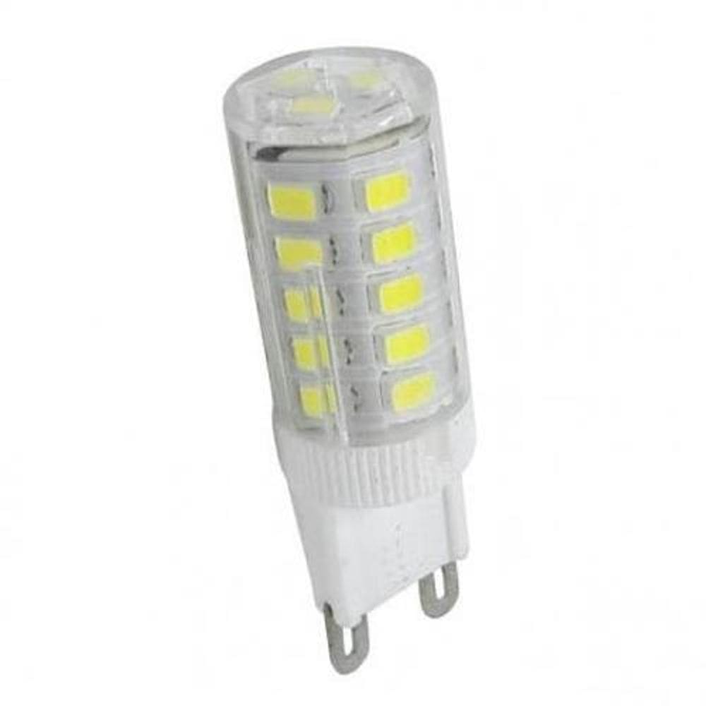 Kit 8 Lampada Led G9 4W 110V 6500K Branco Frio Zan27