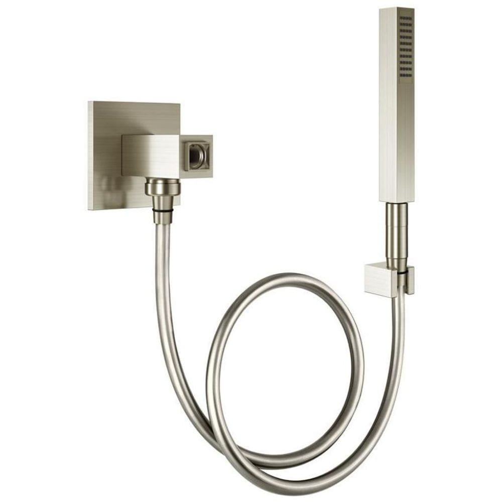 Ducha Manual com Desviador Square 1,80m - Níquel Escovado