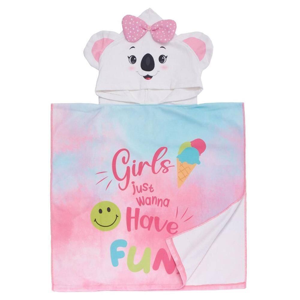 Toalha de Praia Lilica Ripilica com Touca e Ursinho