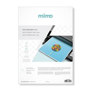Papel Fotográfico A4 240G Fosco Mimo - 50 Folhas