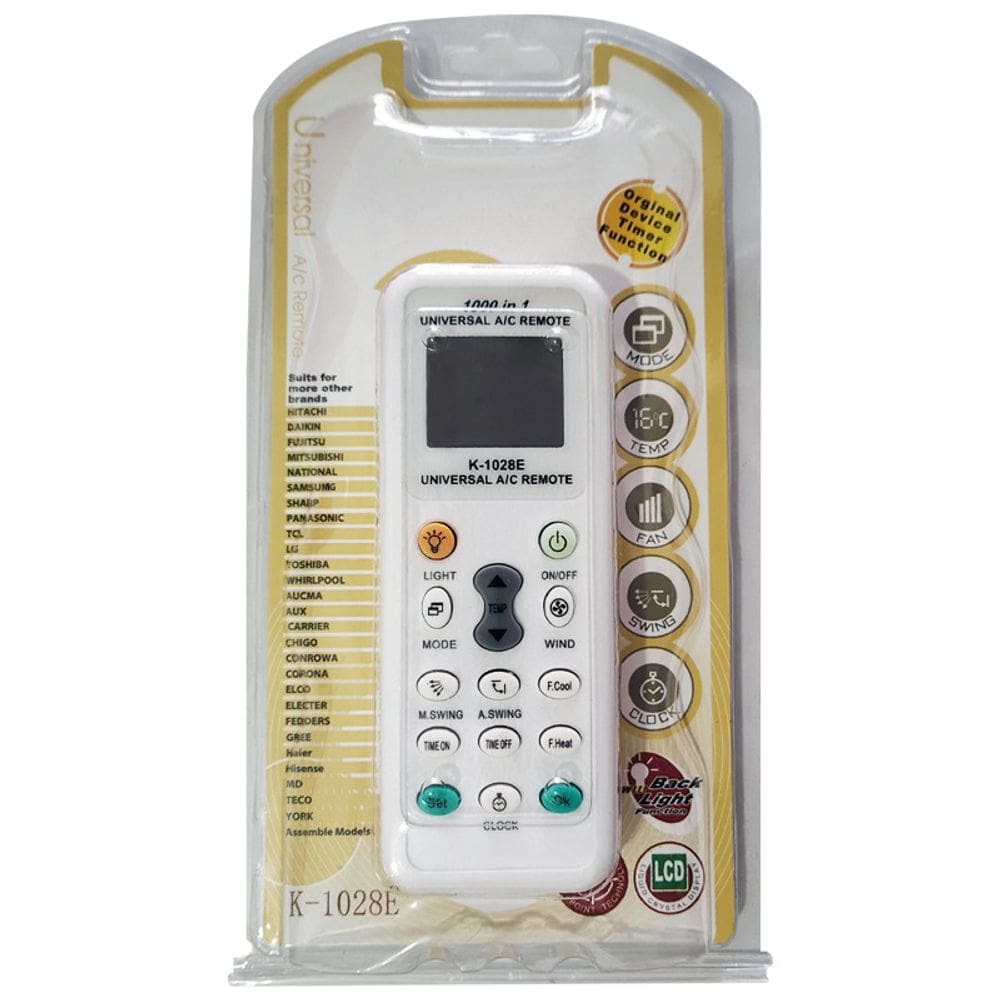 Controle remoto universal do ar condicionado