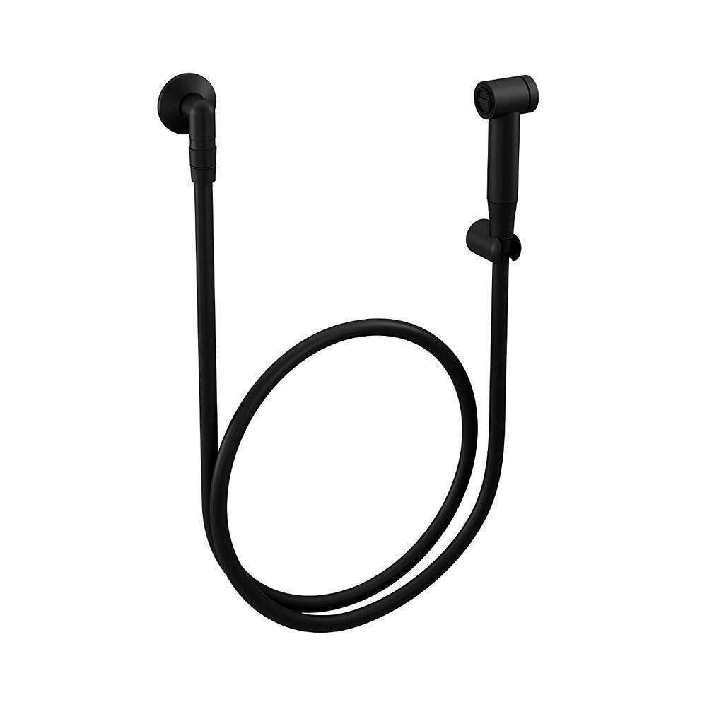 Ducha Higiênica Luxo Com Gatilho Preto Fosco Ônix Docol