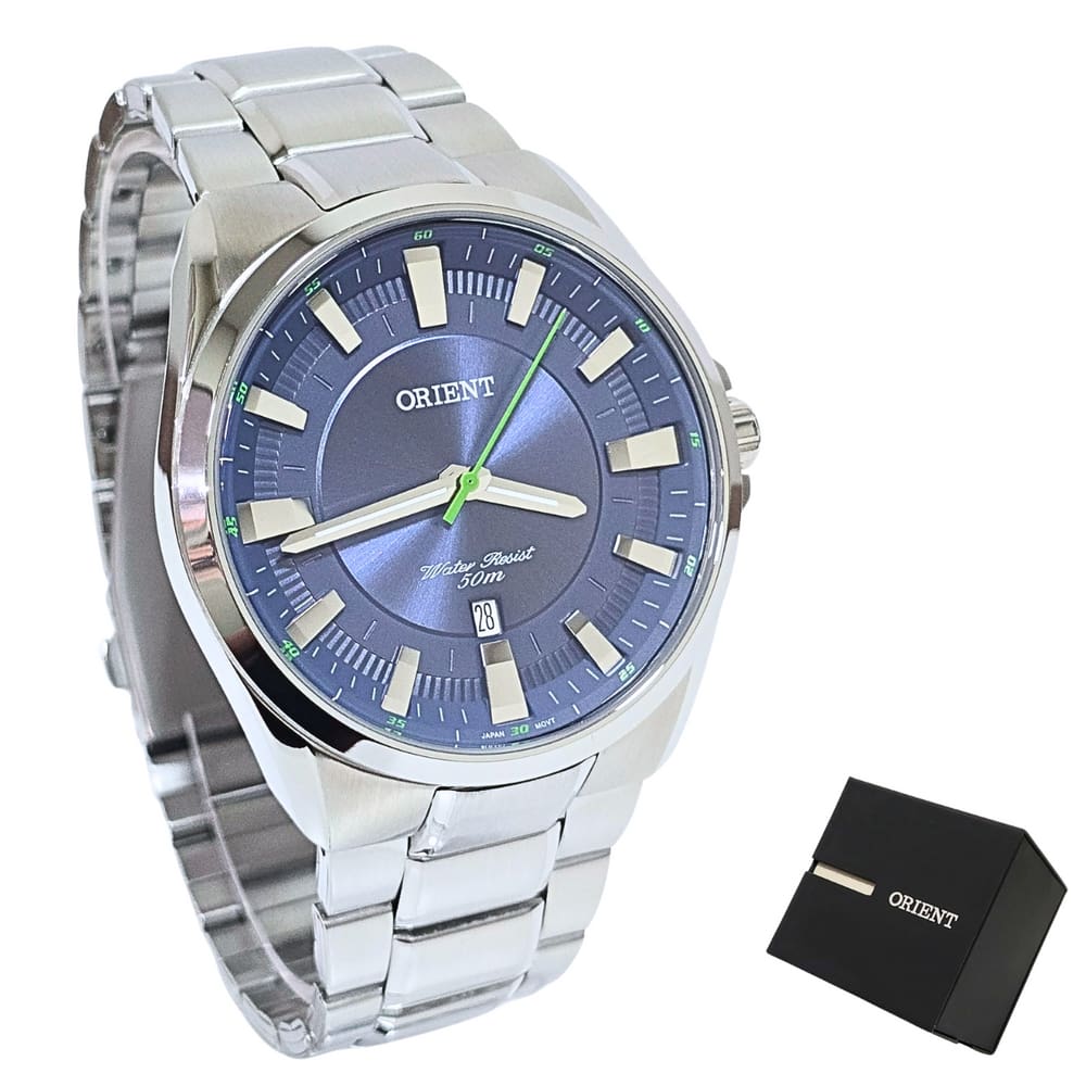Relógio Orient Masculino Analógico Prateado Casual MBSS1354 D1SX