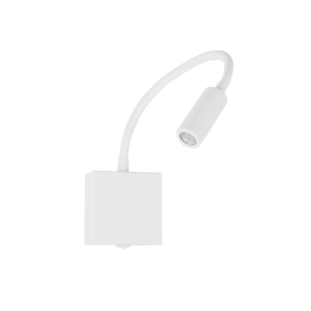Kit 7 Arandela Led Cabeceira Cama Branca Bivolt Leitura