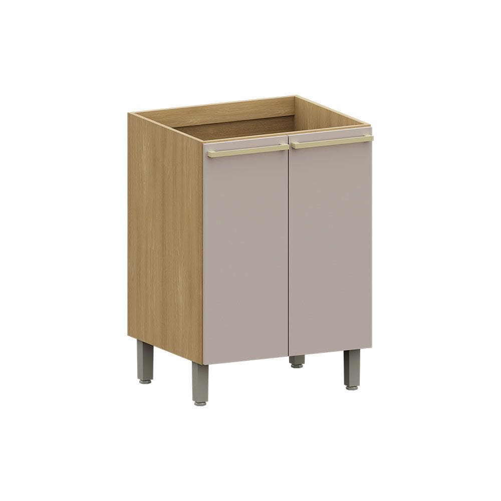 Balcão de Cozinha 60cm 2 Portas Elegance Luciane Móveis