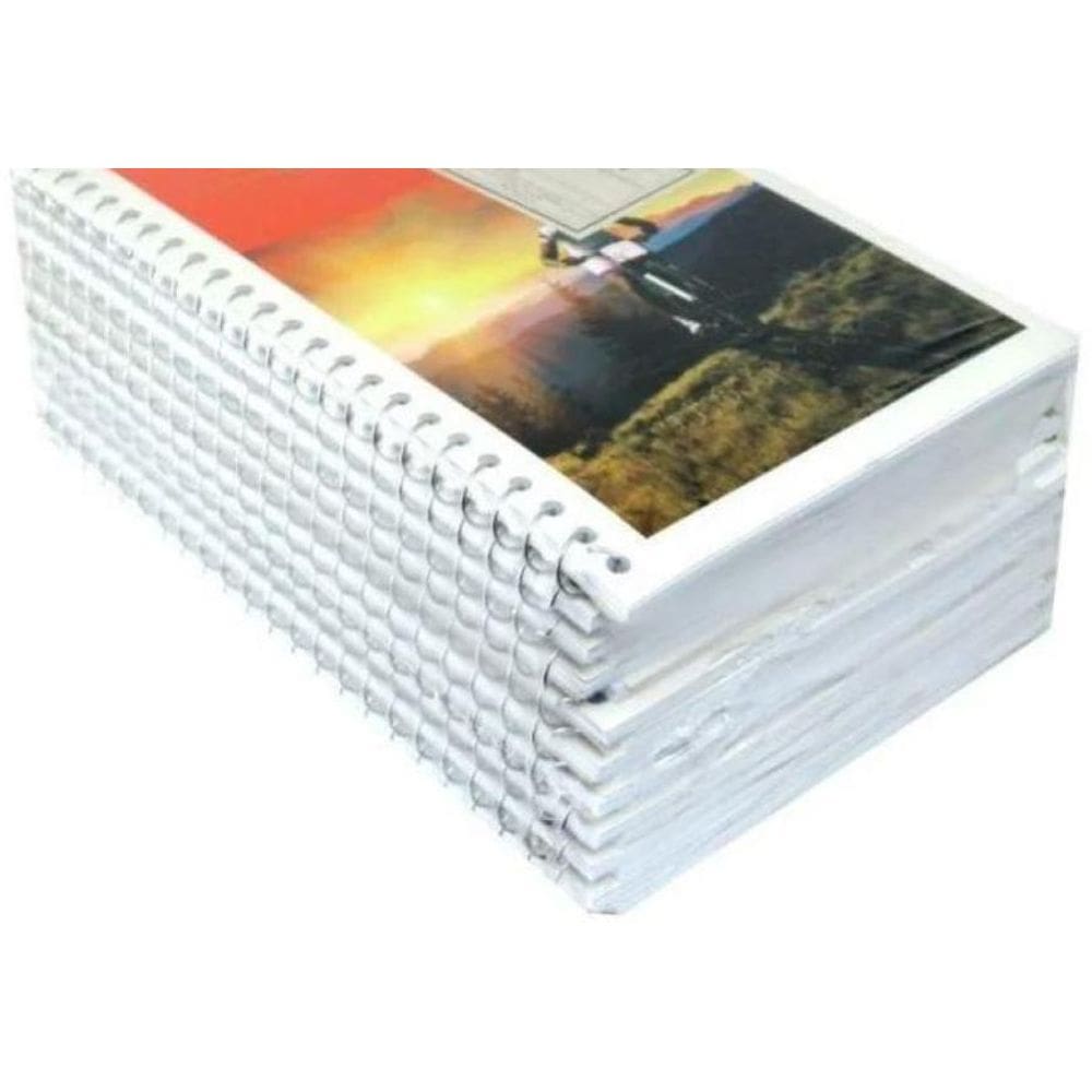 Kit 8 Cadernos Com Espiral Capa Fléxivel1 Matéria 48 Folhas