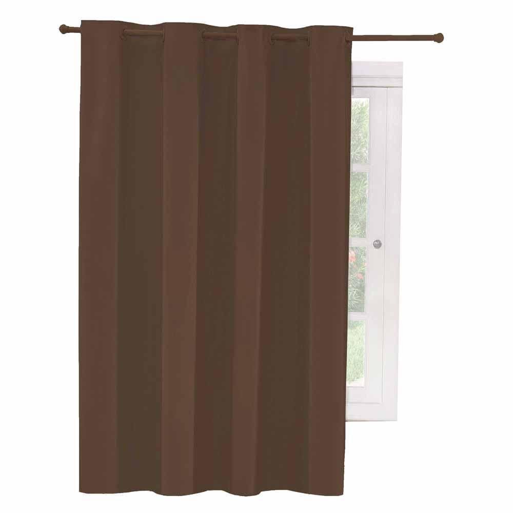 Cortina Corta Luz Blackout Em Pvc Tabaco 1,10 X 1,30