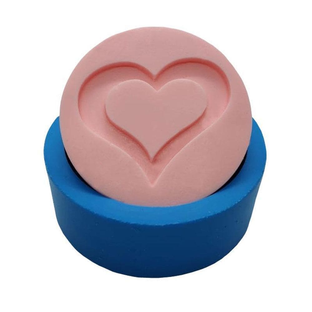 Molde De Silicone Para Sabonete Caseiro Redondo Ref 06