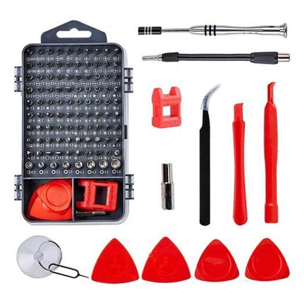 Kit Chave De Fenda 110 Em 1 Ferramenta De Reparo 98 Bits