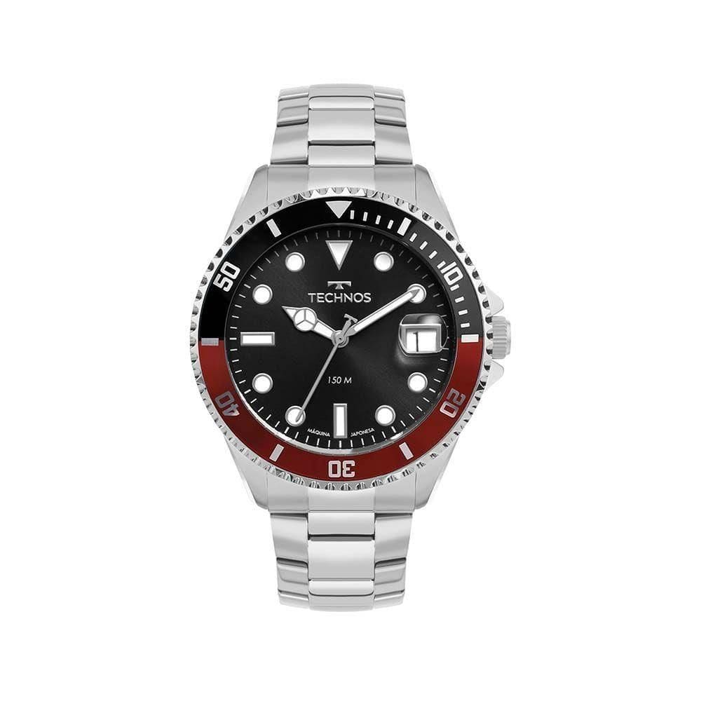 Relógio Technos Masculino Acqua Prata - 2415EF/1P