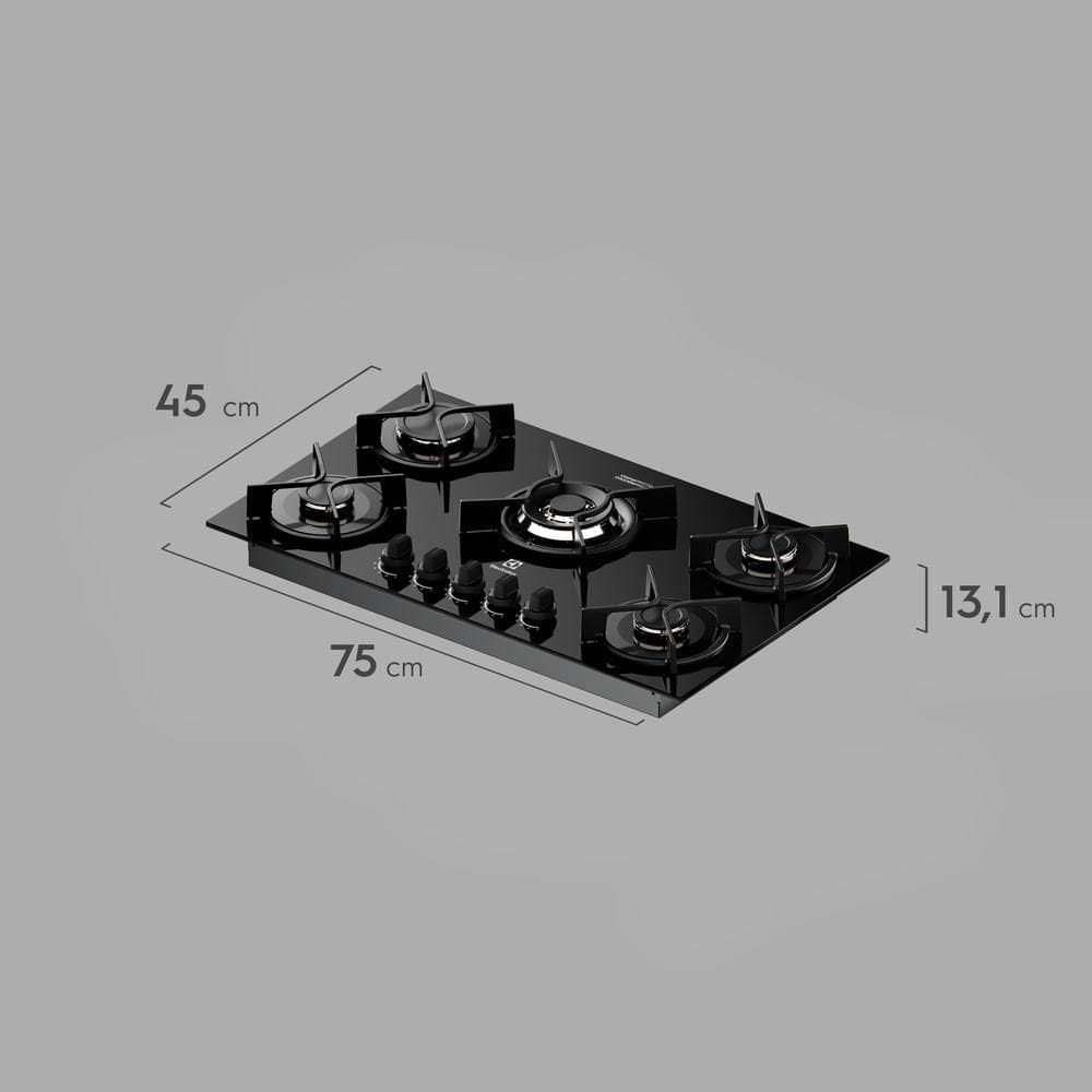 Cooktop Electrolux 5 Bocas Experience com ChamaPrecisa (KE5GC