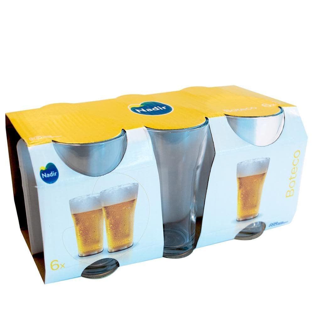 Conjunto 6 Copos Chopp 200ml Nadir Boteco