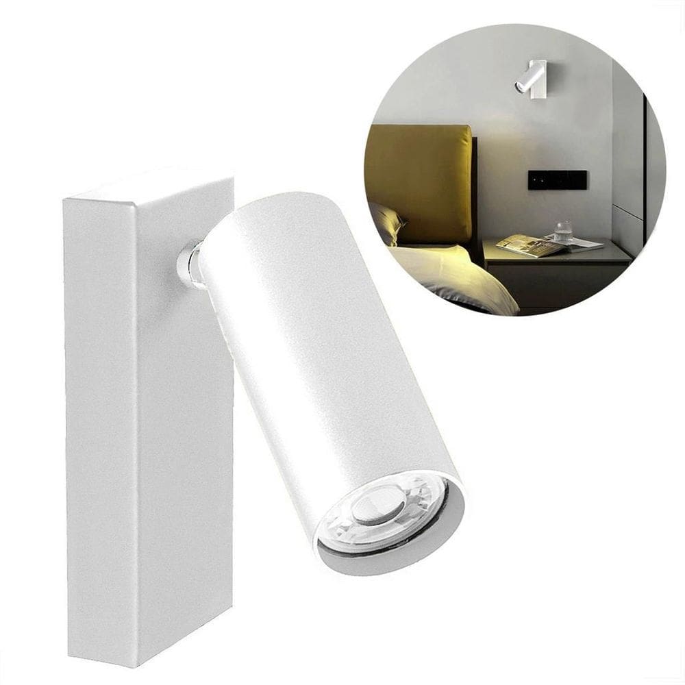 Arandela Spot Ajustável - Alumínio Branco - 12cm