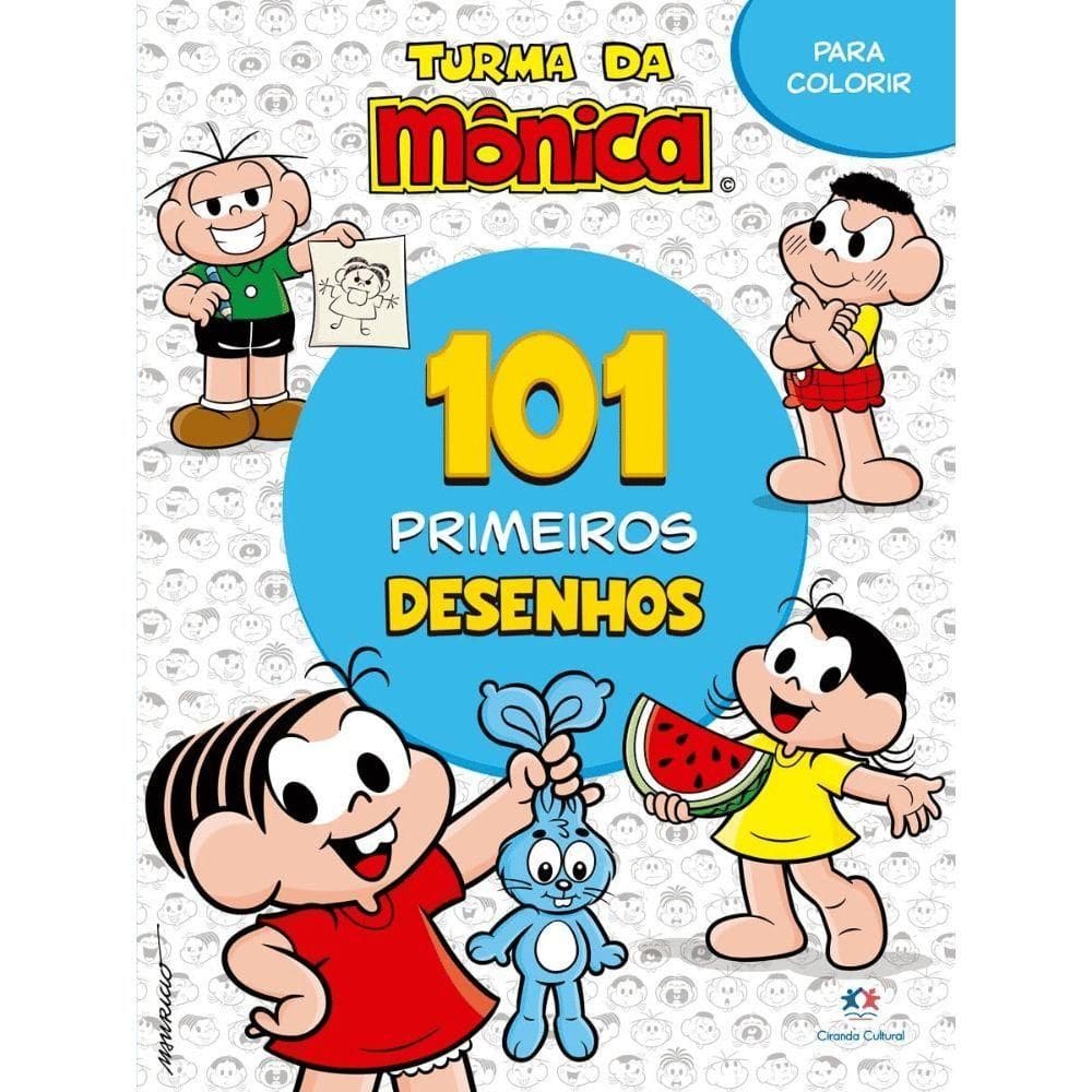 Livro Turma Da Mônica 101 Desenhos - Ciranda Cultural