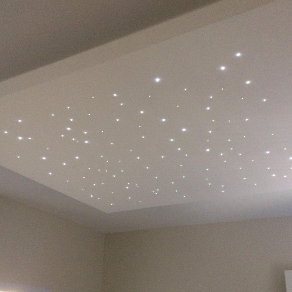 Kit Noite Estrelada Fibra Ótica 600 Pontos Estrelados Rgb