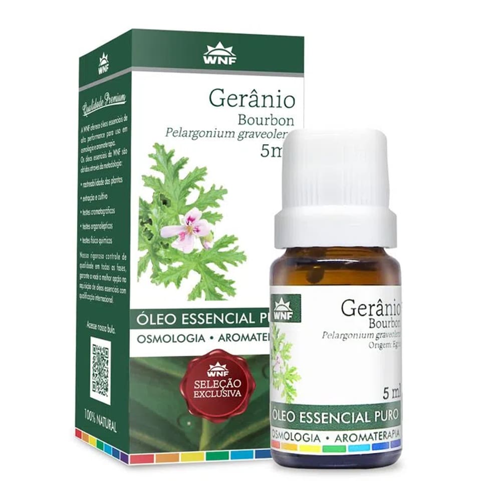 Óleo Essencial Gerânio Bourbon WNF 5ml