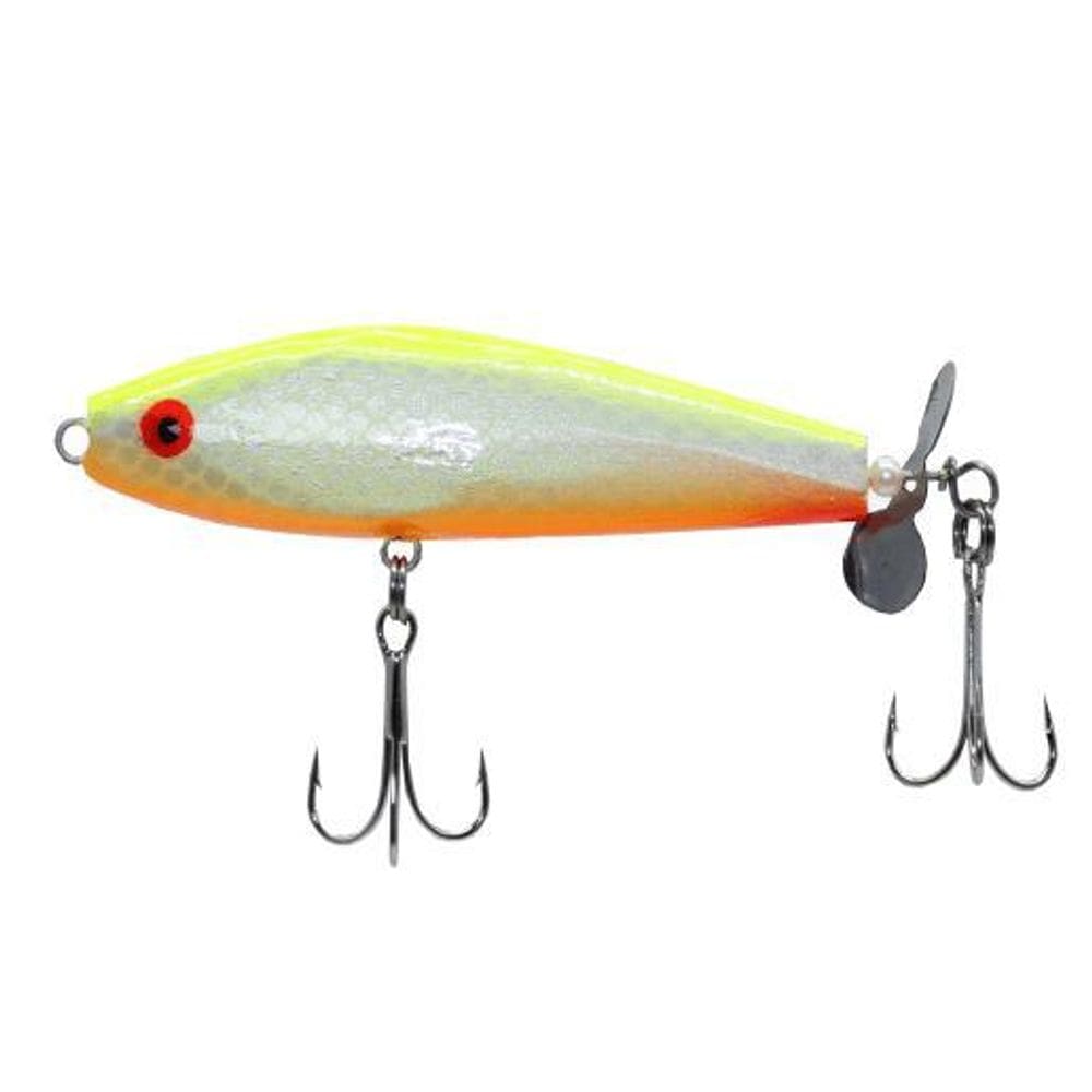 Isca Artificial Pesca Superficie Madeira Helice Tucunare 8Cm