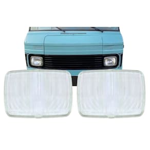Par Lente Vidro Farol Principal Compatível Mb 608 Ld/Le
