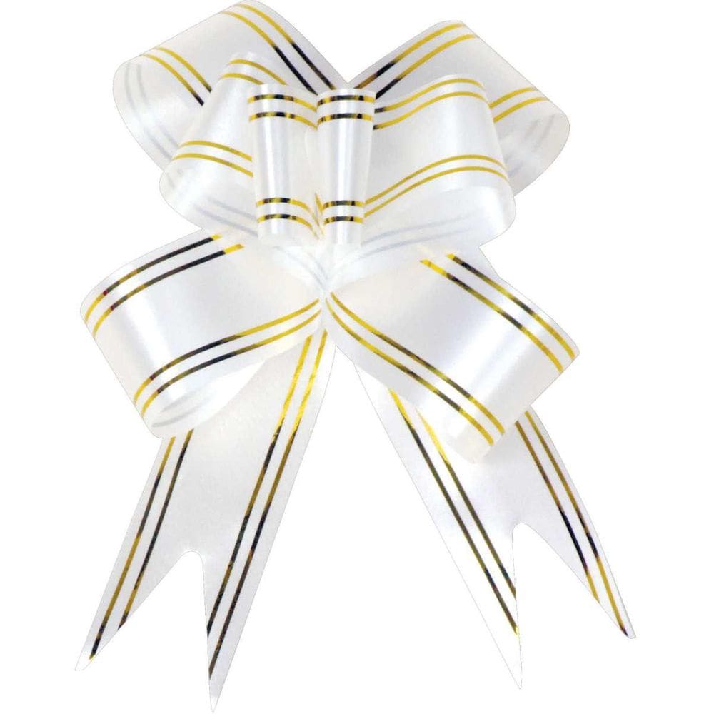 Laco Pronto 18Mmx34Cm Branco Fio Dourado