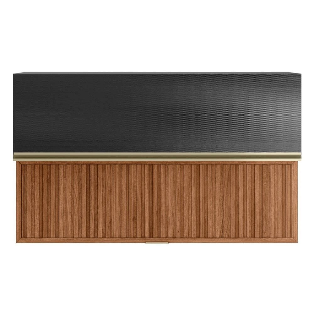 Armário Aéreo 2 Portas Mdf Riapada Basculante 120cm Proença Nogueira/Carbono Prime