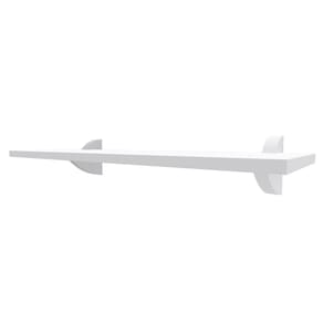 Prateleiras para Quarto Infantil em Mdp com Suporte Clip 7,8cm X 40cm Decore Branco