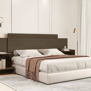 Cabeceira para Cama Box 100% Mdf Aurora Castanho
