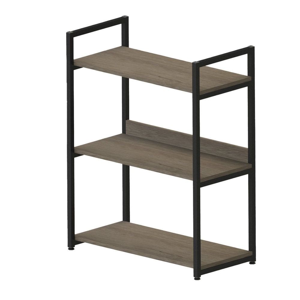 Estante para Livros Industrial Urbana Preto/Mel