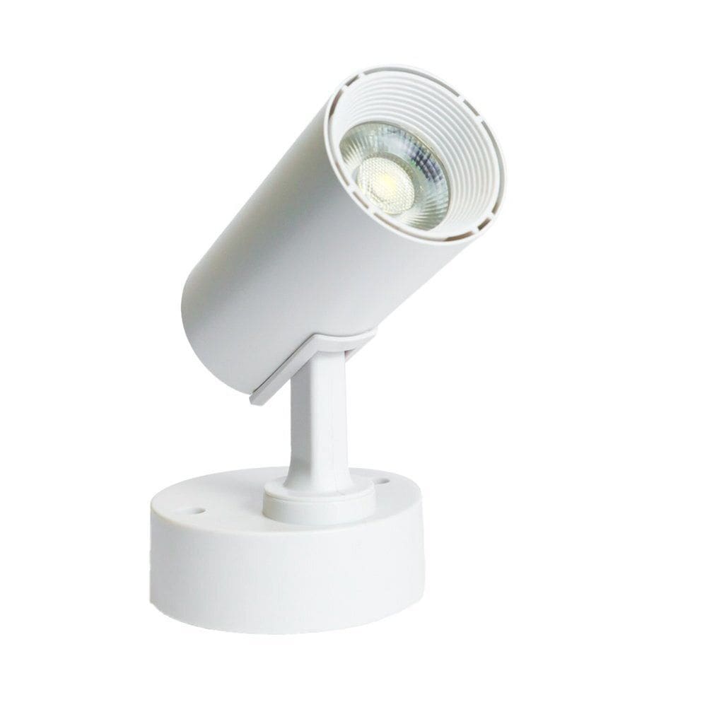 Spot Led Direcionável Sobrepor 12w 3000k Bivolt Foxlux Branco