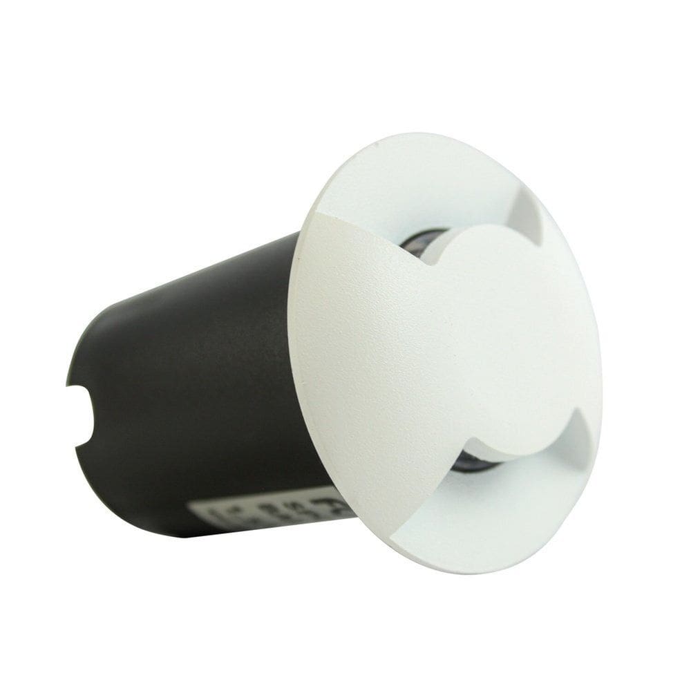 Spot Baliza Led 1,5w 3000k 2 Fachos Parede Foxlux Branco