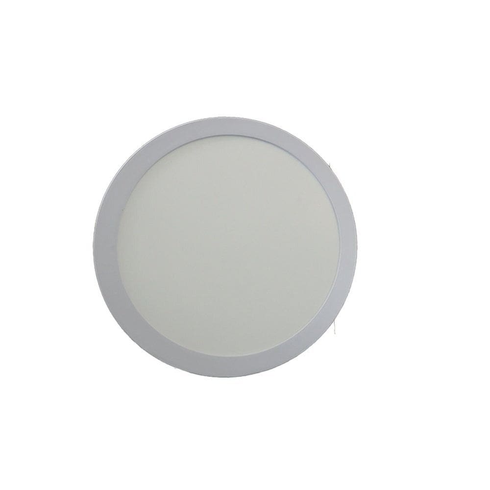 Painel Led Redondo Embutir 24w 3000k Bivolt Foxlux Branco