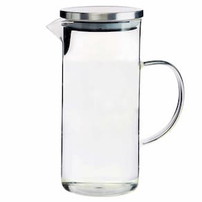 Jarra Para Agua Ou Suco 1,3 Litros Em Vidro Com Tampa