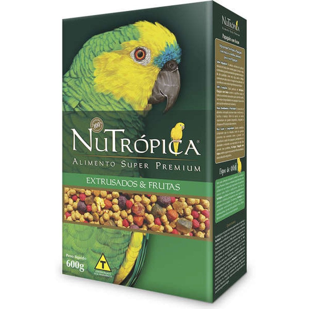 Nutrópica Papagaio C/ Frutas 600 G.