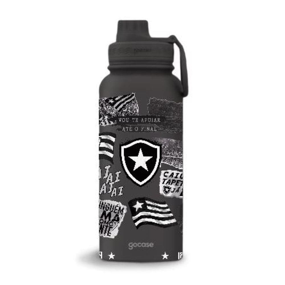 Garrafa Térmica Fresh 950ml Gocase - Botafogo - Colagem