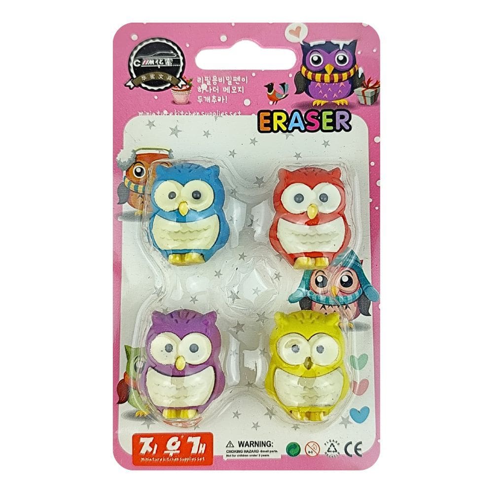 Mini Borrachas 3D Personalizadas Super Fofas| Papelaria | Material Escolar | Infantil | Decoração | Temas