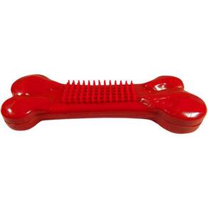 Dura Pets Osso Massageador Pequeno Vermelho