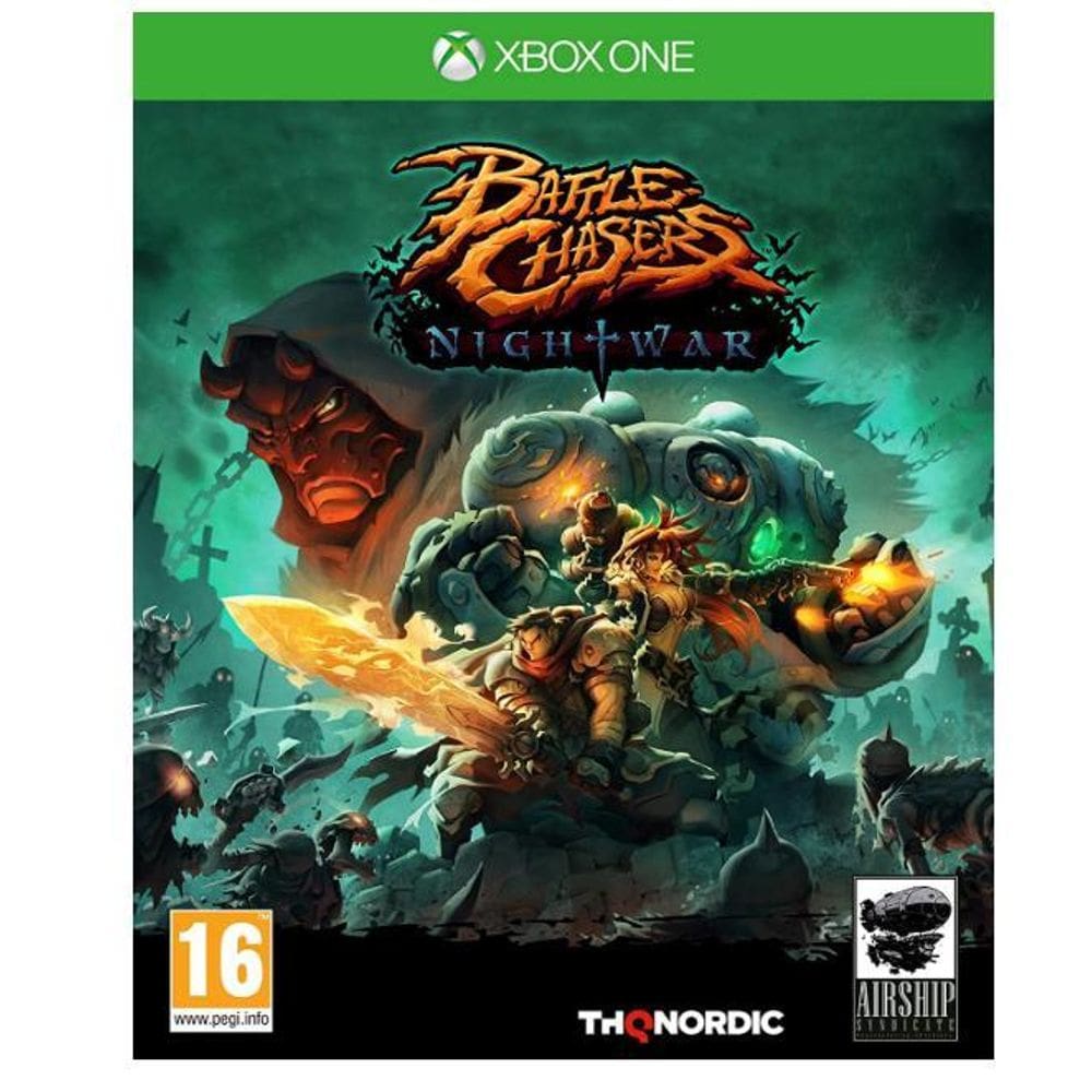 Jogo Xbox One Rpg Battle Chasers Nightwar Mídia Física Novo