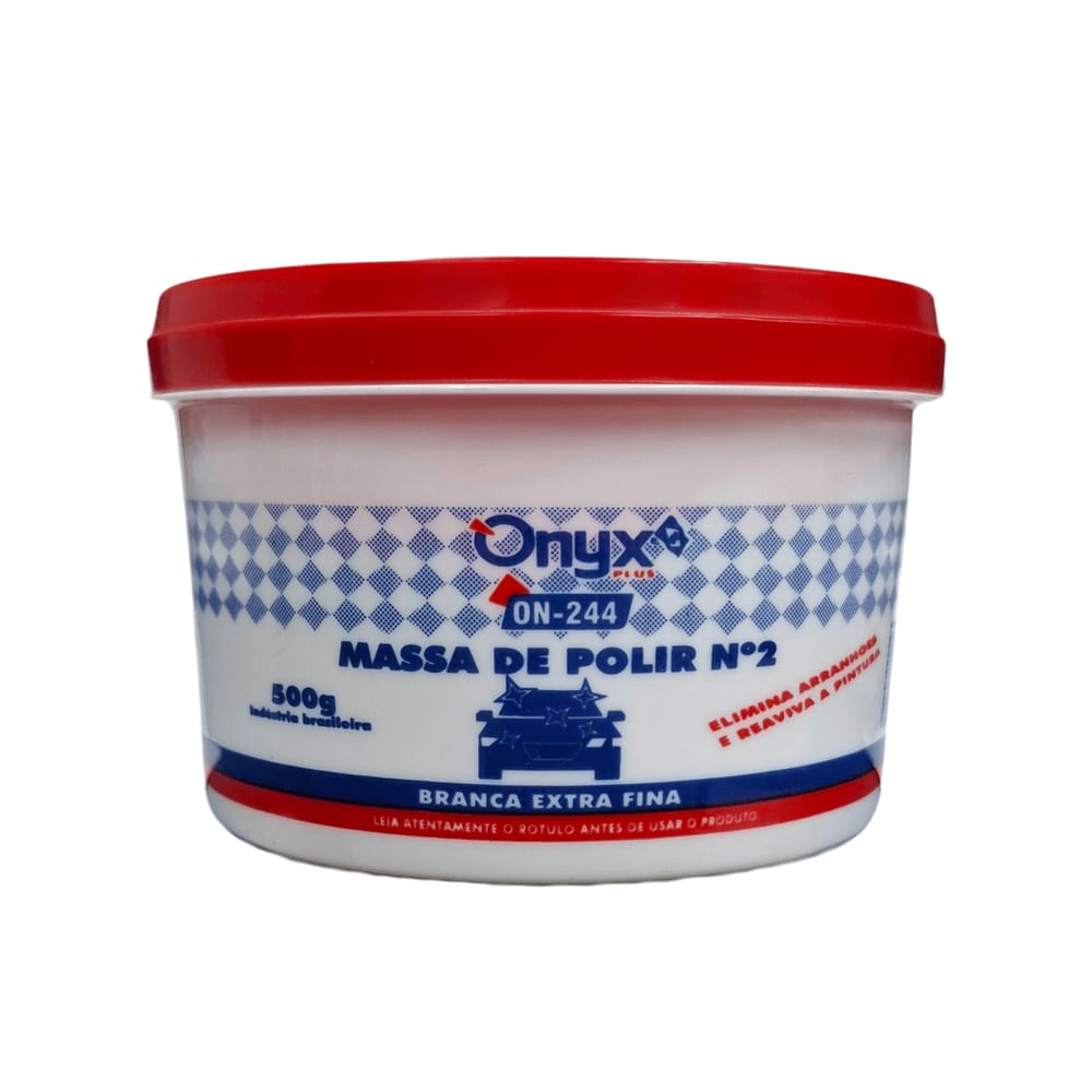 Massa de Polir Nº 2 Branca Extra Fina Onyx ON-244 500g