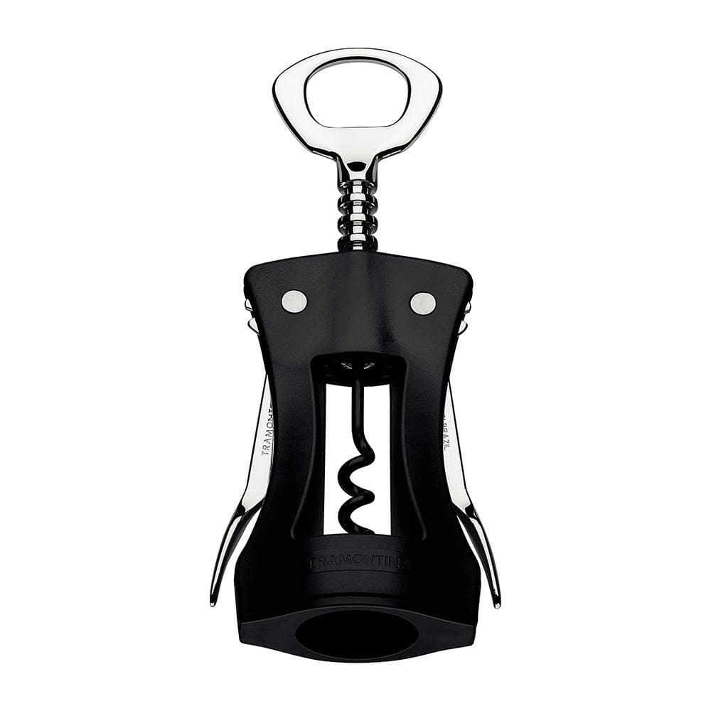 Saca Rolhas Harmoniza Design Ergonômico Corpo Abs e Abridor de Zamak Preto - Tramontina 25550100