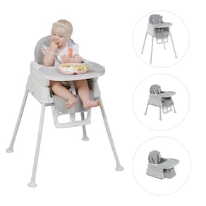 Cadeira Alimentação Infantil 3 Em 1 Harmony Maxi Baby Rosa