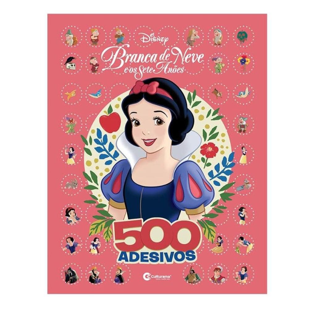 500 Adesivos Branca De Neve - Culturama