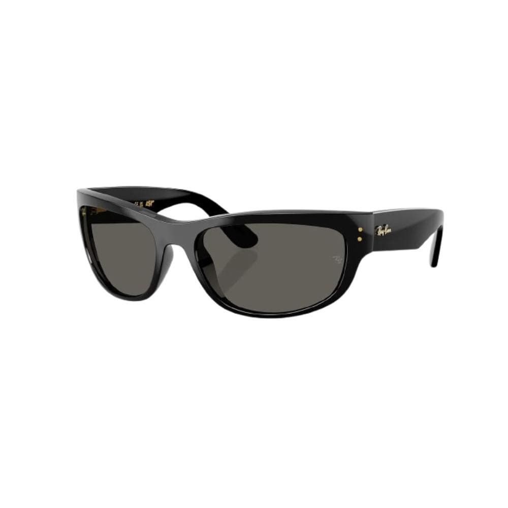 Óculos de Sol Mega Balorama Coleção Blacked Out de A$AP Rocky Preto Ray-Ban