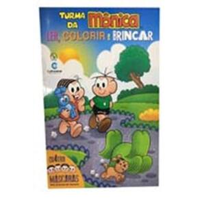 Turma Da Monica - Ler, Col. e Brincar + 4 Mascara